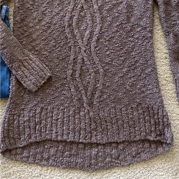 Anthropologie Moth Cowl Button Neck Sweater - Picture 4 of 9